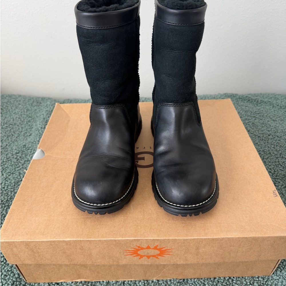 UGG Black Brooks Winter & Rain Boots - Picture 3 of 11